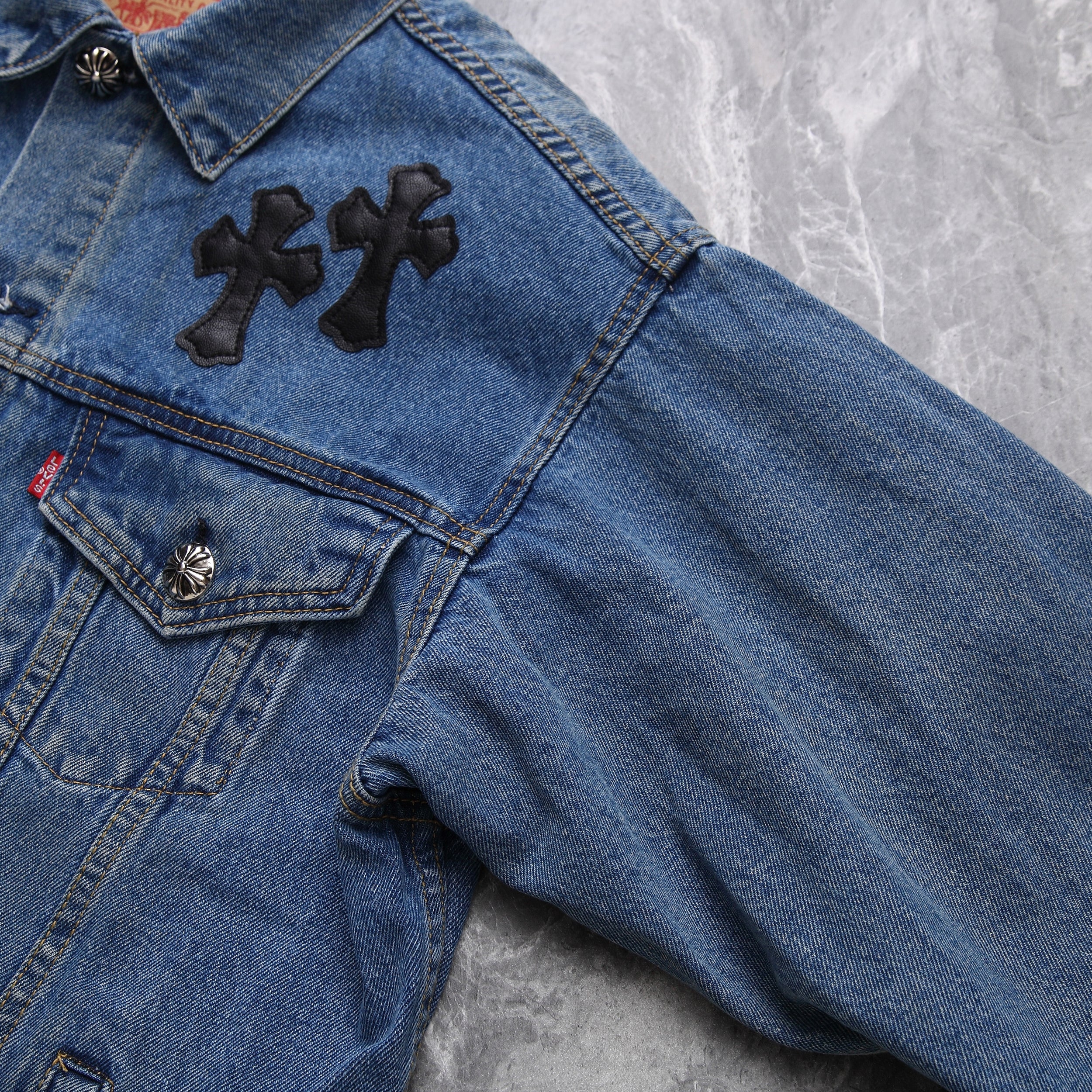 Best Replica Chrome Hearts Denim Jacket - Colareps