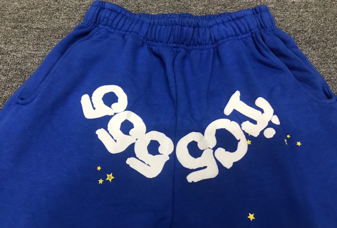 Best Replica Young Thug Sp5der-White number and blue pants - Colareps