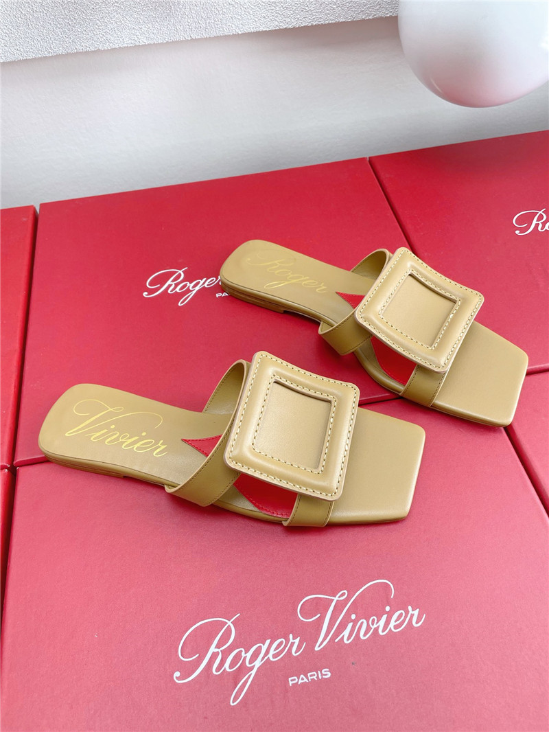 Best Replica Roger vivier embroidered buckle mules - Colareps