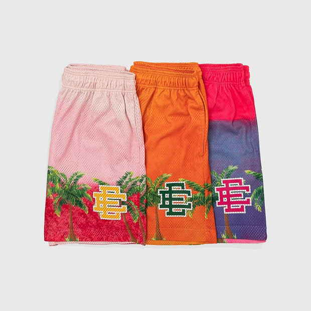 Best Replica Eric Emanuel EE logo coconut tree shorts 6 colors - Colareps