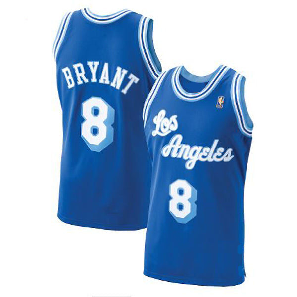 Best Replica KOBE BRYANT LOS ANGELES LAKERS #8 BLUE THROWBACK JERSEY - Colareps