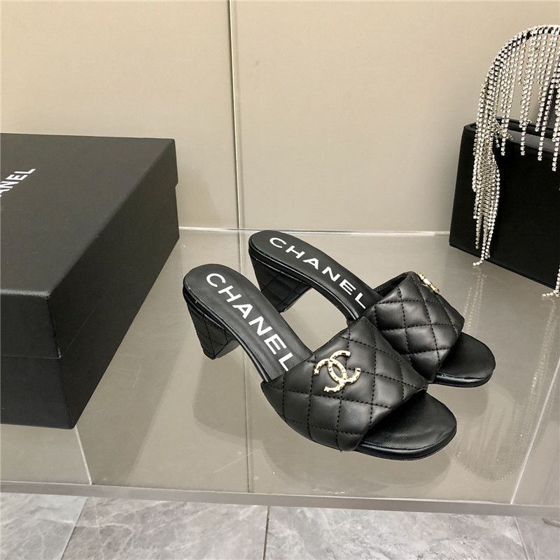 Best Replica chanel classic C buckle slippers - Colareps