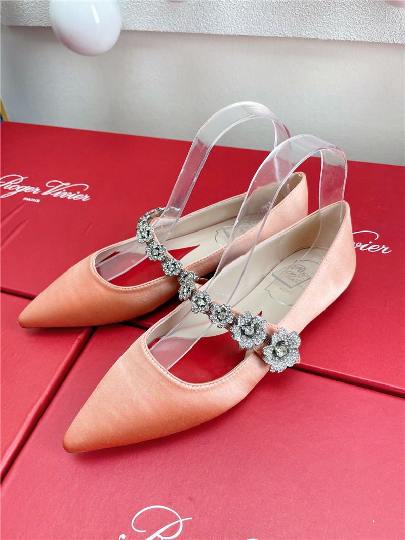 Best Replica Roger vivier Dupes wedding shoes snow diamond series high heels - Colareps
