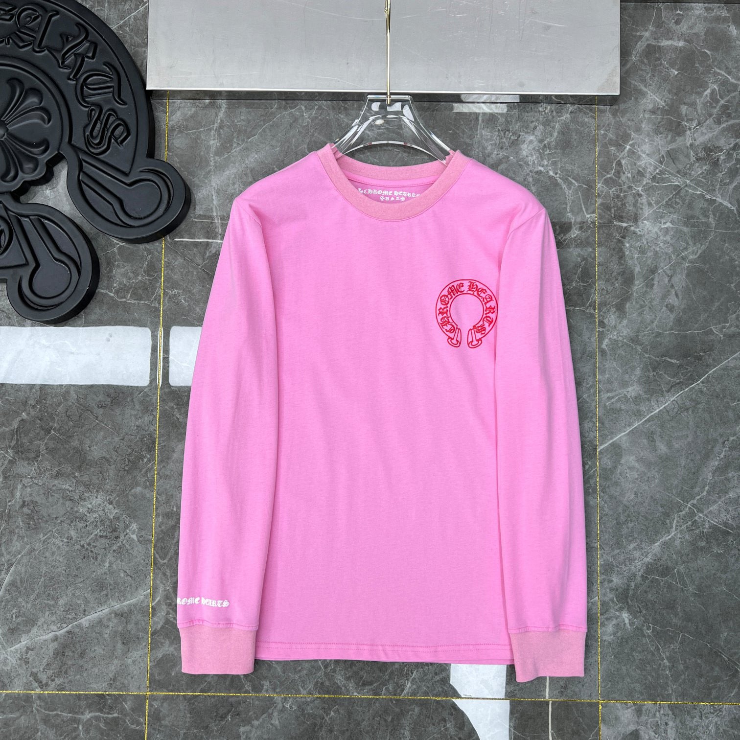 Best Replica Chrome Hearts Replica Pink Long Sleeve - Colareps