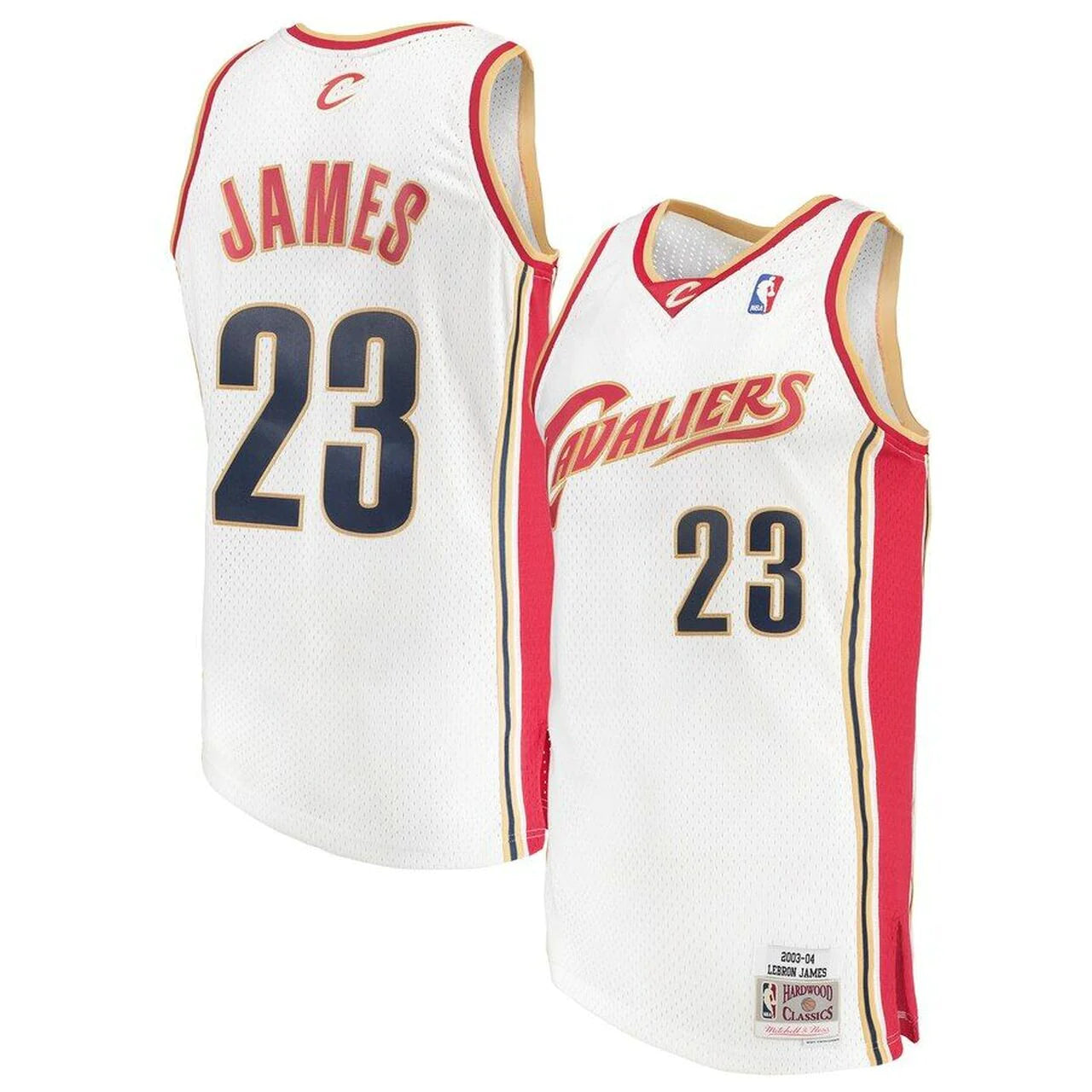 Best Replica LEBRON JAMES CLEVELAND CAVALIERS THROWBACK JERSEY (HEAT APPLIED) - Colareps
