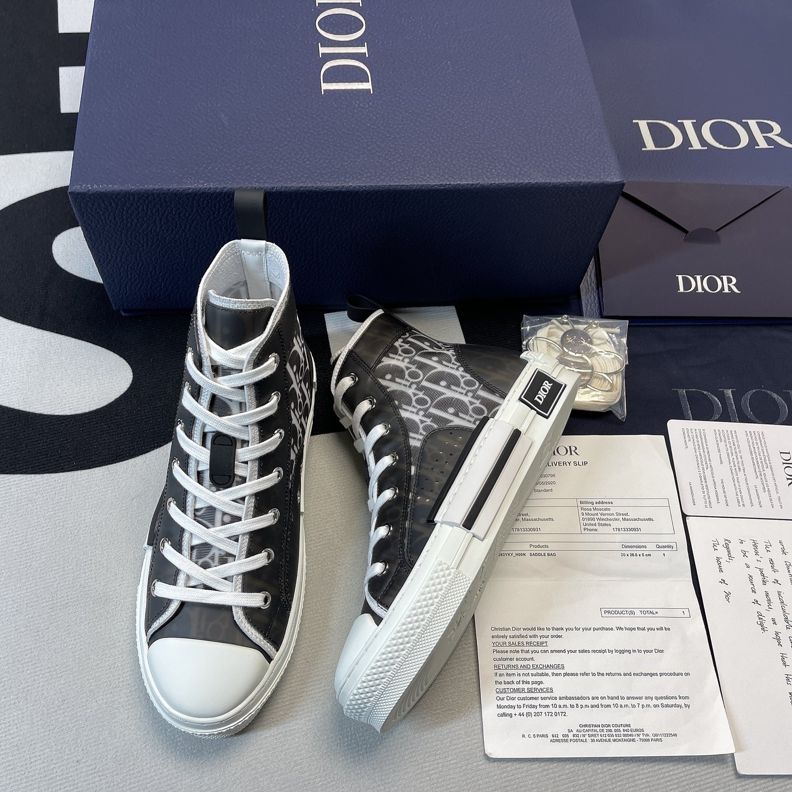 Best Replica Dior B23 High Top Sneaker 19 - Colareps