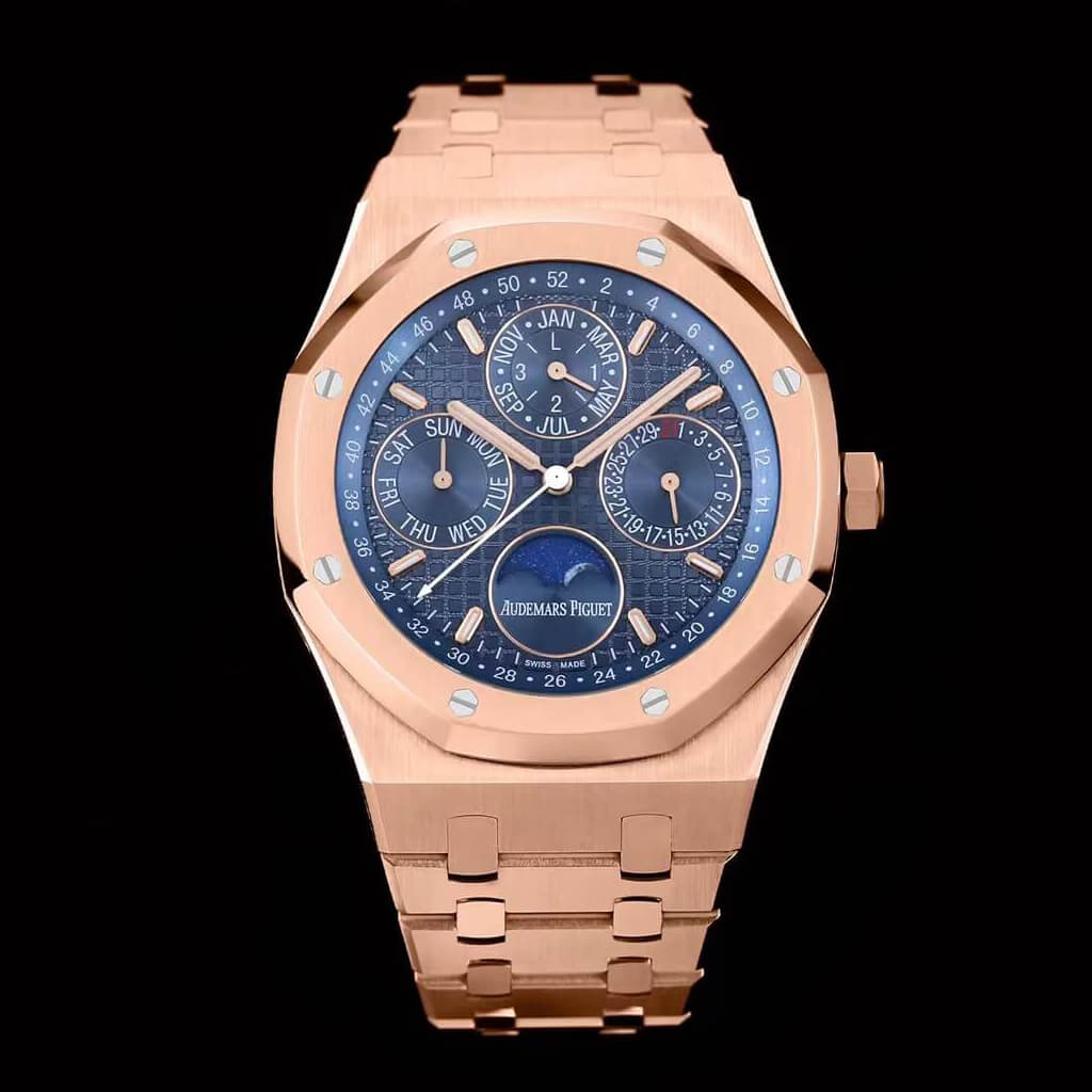 Best Replica Replica Audemars Piguet Royal Oak 26574OR.OO.1220OR.03 1:1 Best Edition APS Factory Blue Dial - Colareps