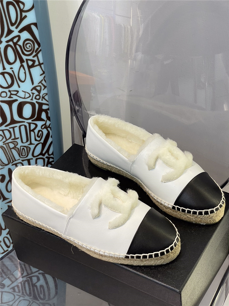 Best Replica chanel fur fisherman shoes - Colareps