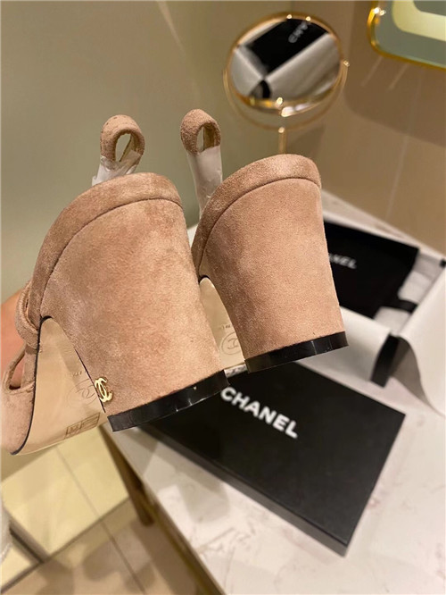Best Replica Chanel Slingback Dupe heels sandals - Colareps