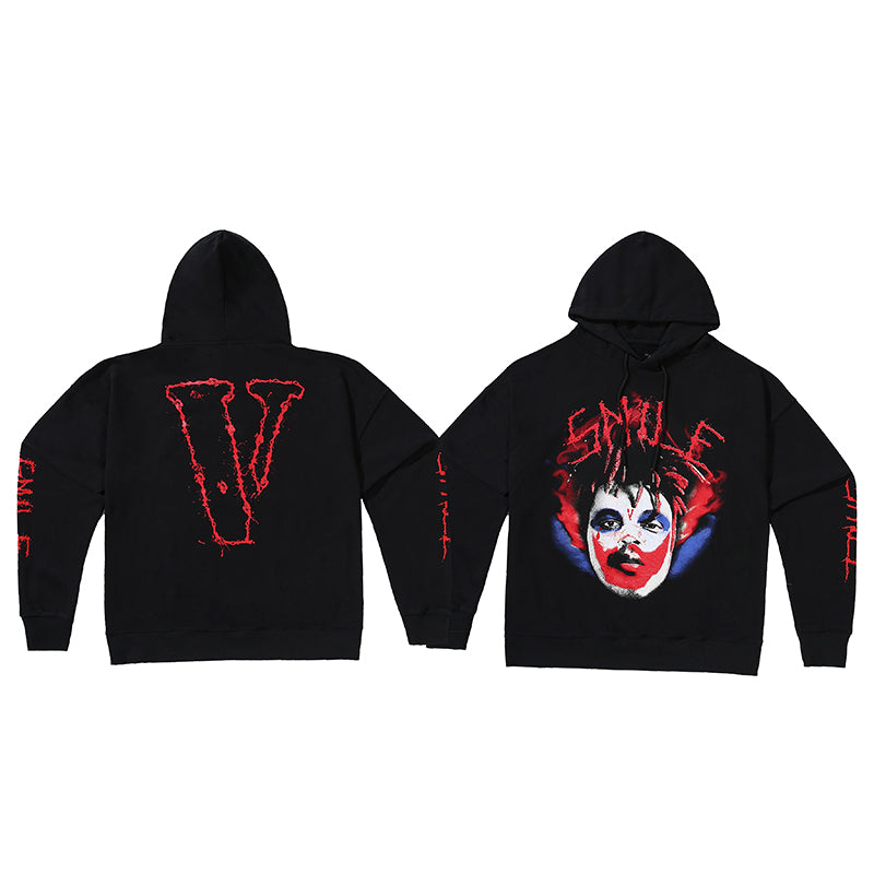 Best Replica Vlone Smile The Weeknd Clown Hoodie 6679 - Colareps