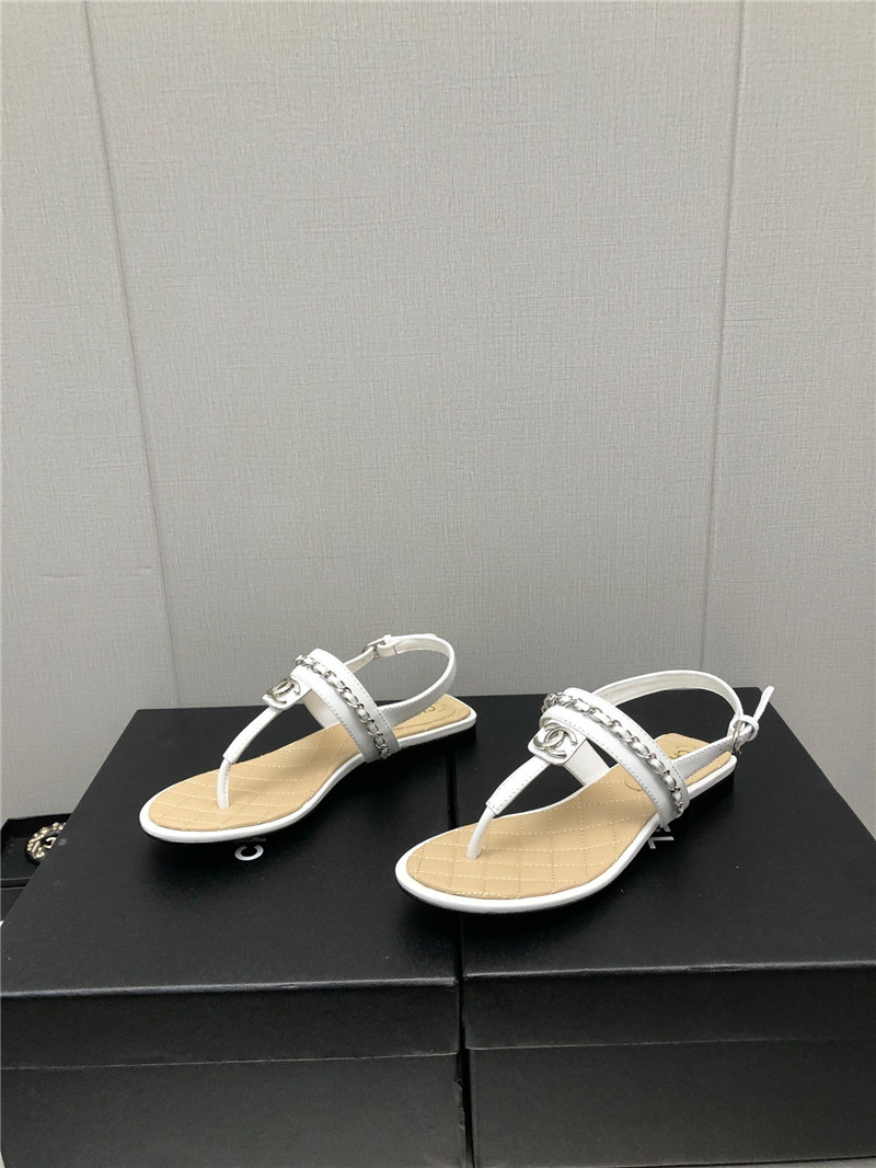 Best Replica Chanel new C buckle chain sandals - Colareps