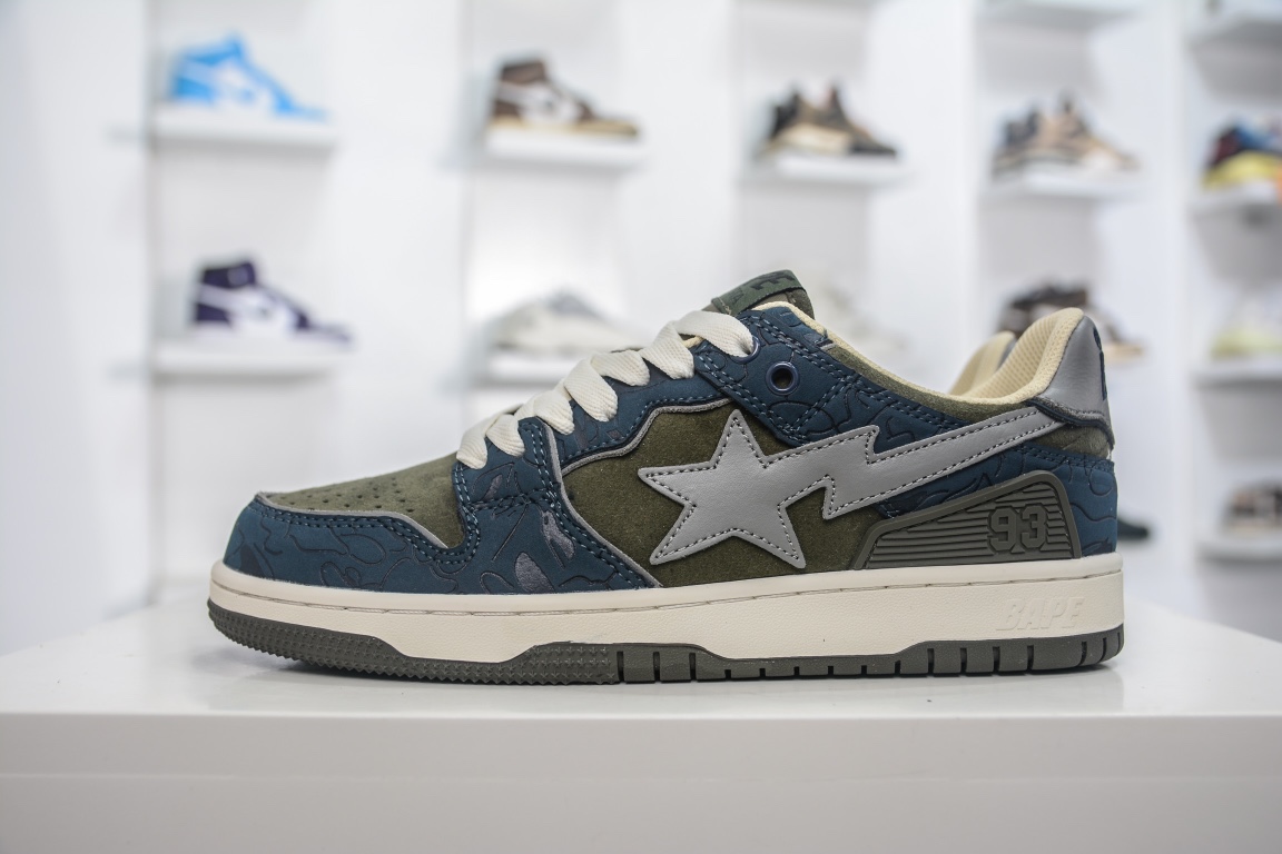 Best Replica A Bathing Ape Bape SK8 Sta - Colareps