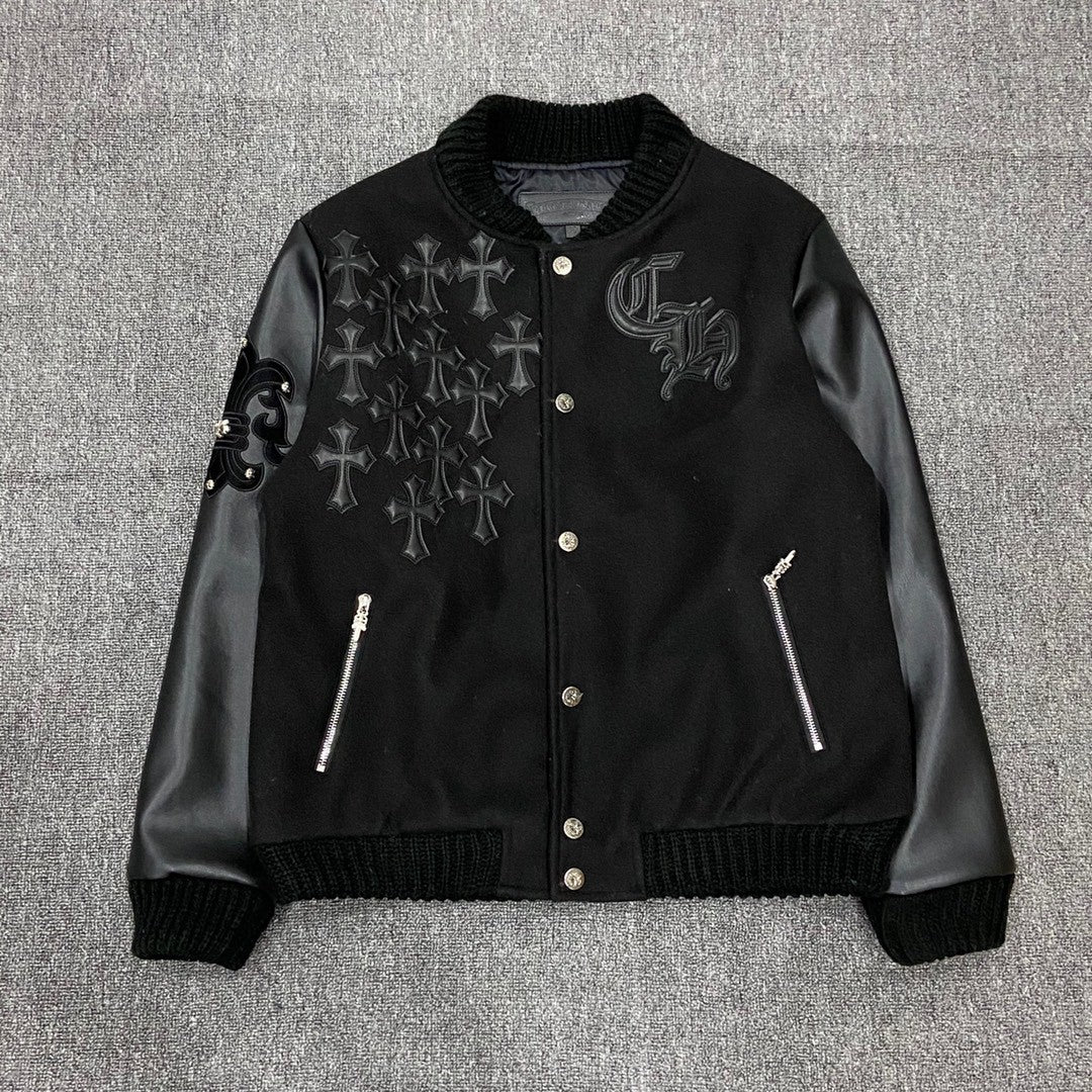Best Replica Chrome Hearts Varsity Jacket - Colareps