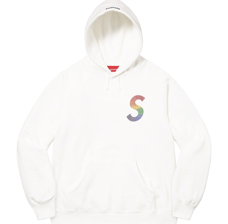 Best Replica Supreme Replica 21SS SWAROVSKI S LOGO HOODED SWEATSHIRT - Colareps
