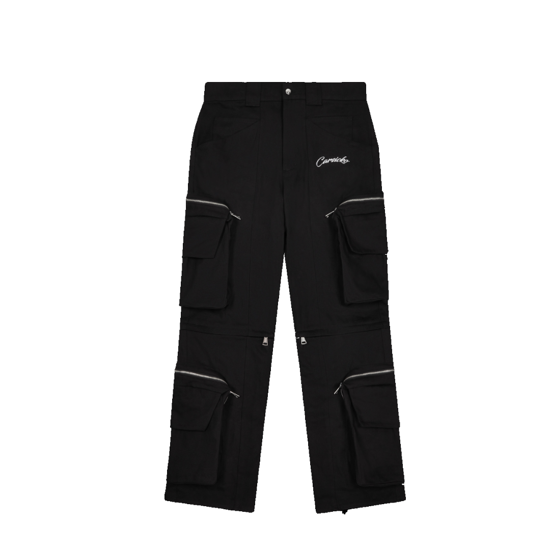 Best Replica Carsicko Convertible Utility Multi Pocket Cargo Pants/shorts Black - Colareps