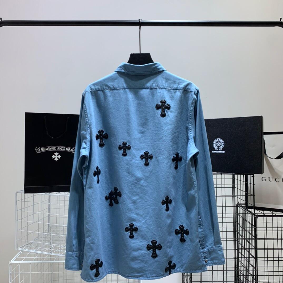 Best Replica Chrome Hearts Long Sleeve Shirt - Colareps