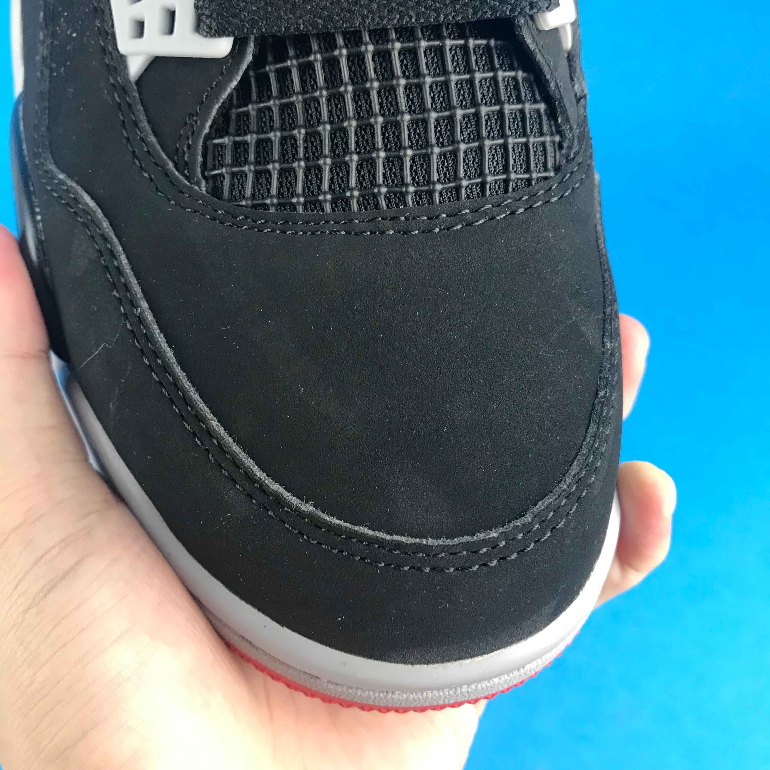 Best Replica Air Jordan 4 Bred Extended Size - Colareps