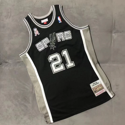 Best Replica TIM DUNCAN SAN ANTONIO SPURS THROWBACK JERSEY - Colareps