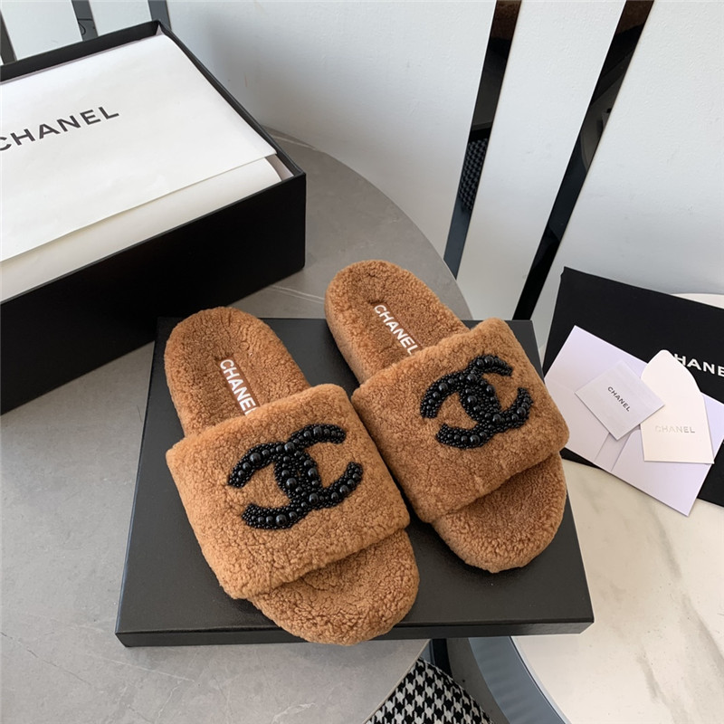 Best Replica chanel fluffy slippers - Colareps