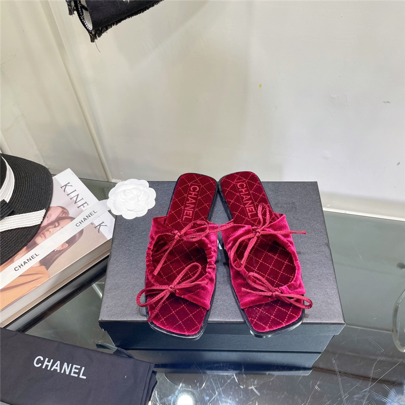Best Replica Chanel Flat Dupes slippers - Colareps