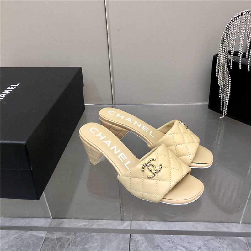 Best Replica chanel classic C buckle slippers - Colareps