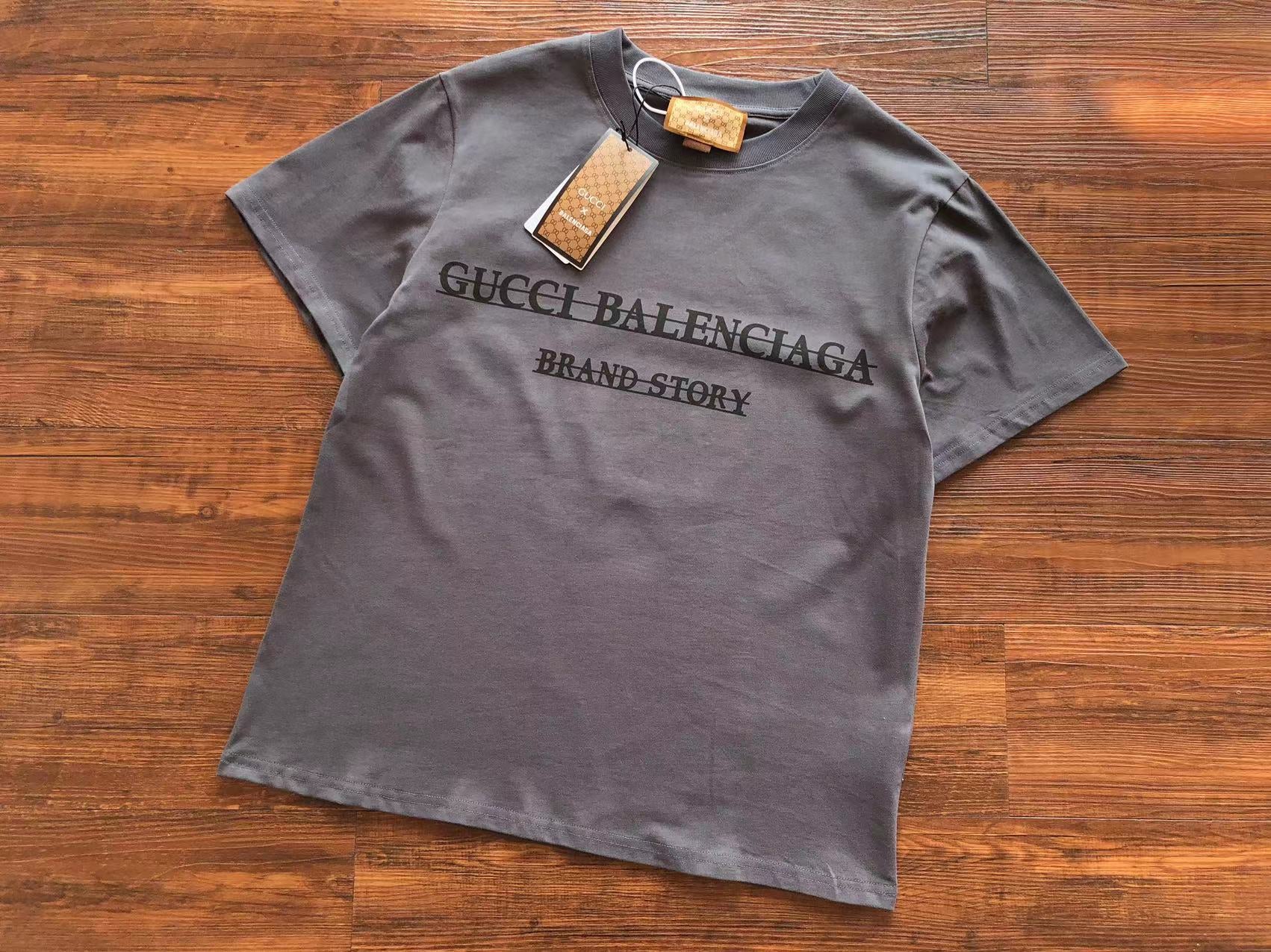 Best Replica Gucci x Balenciaga T-shirt - Colareps