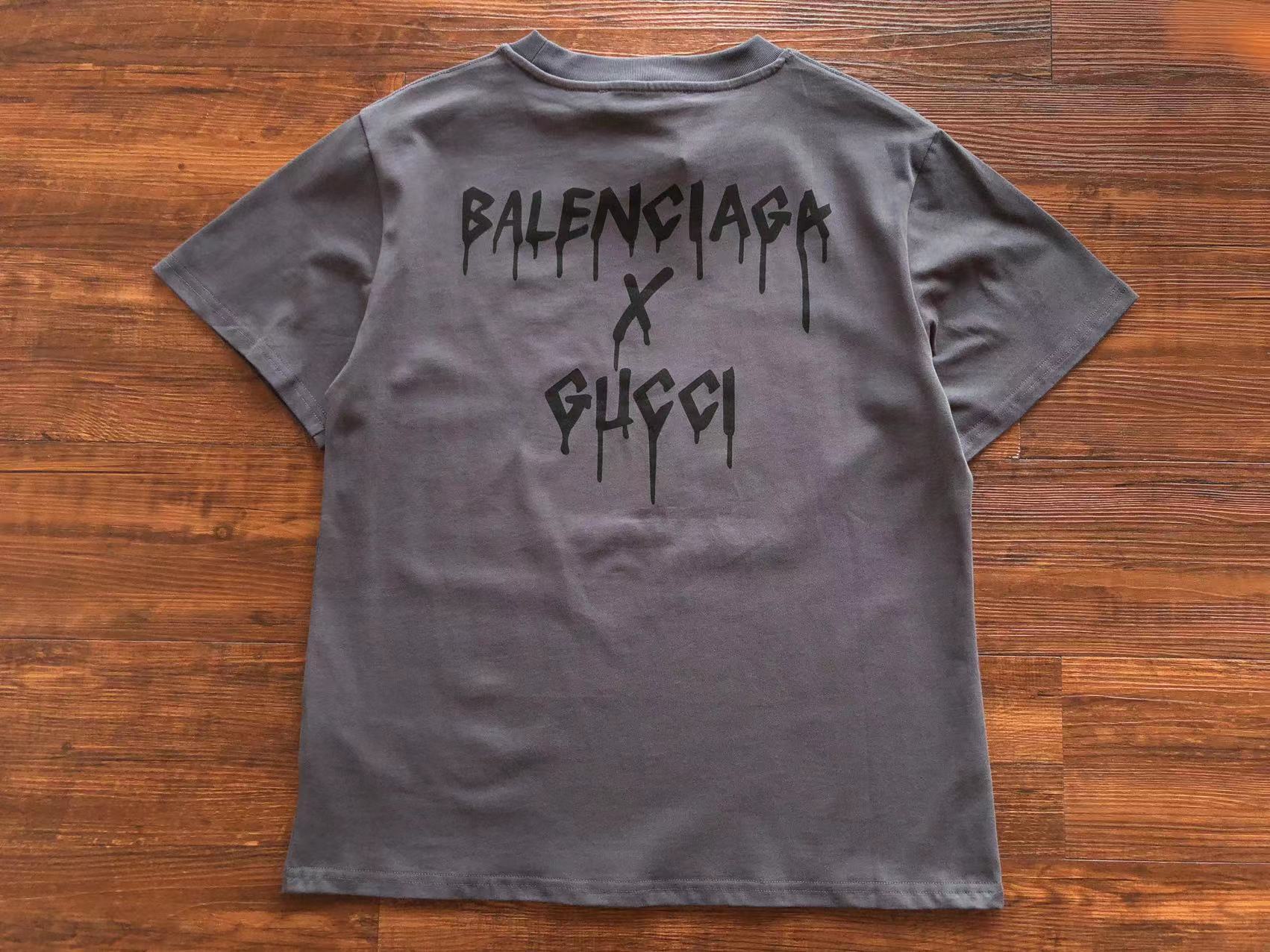 Best Replica Gucci x Balenciaga T-shirt - Colareps