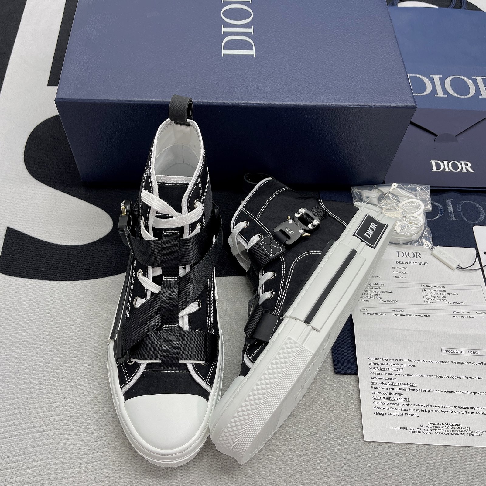 Best Replica Dior B23 High Top Sneaker 12 - Colareps