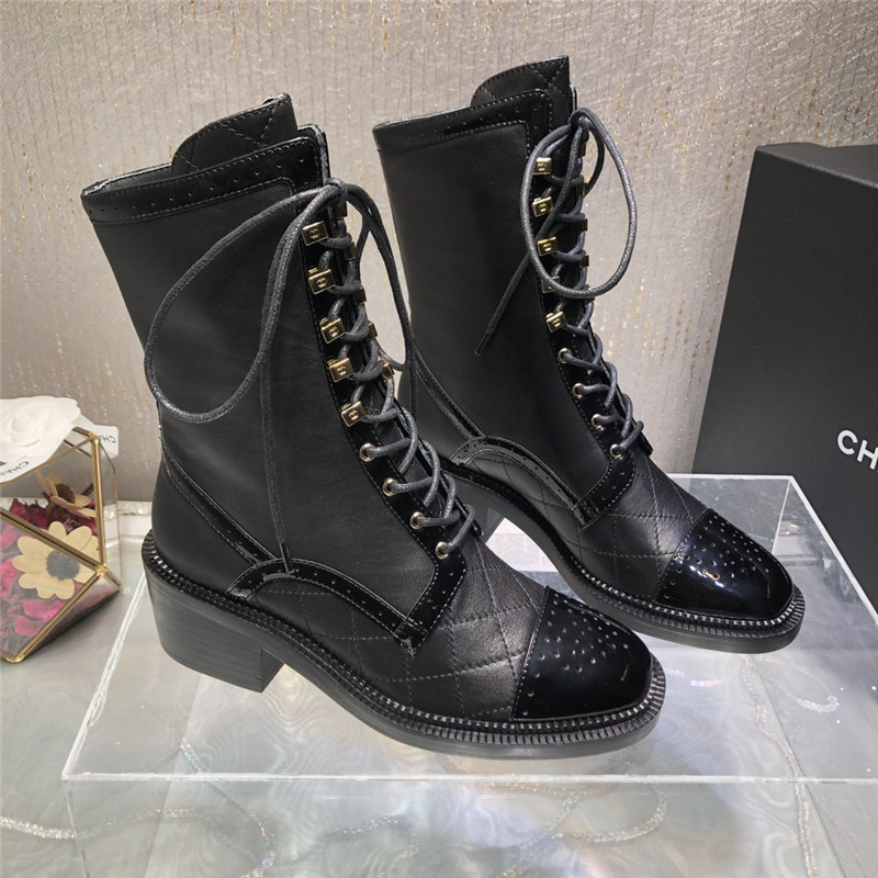 Best Replica chanel lace up martin boots - Colareps