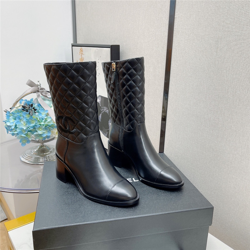 Best Replica chanel platform lace-up Martin boots - Colareps