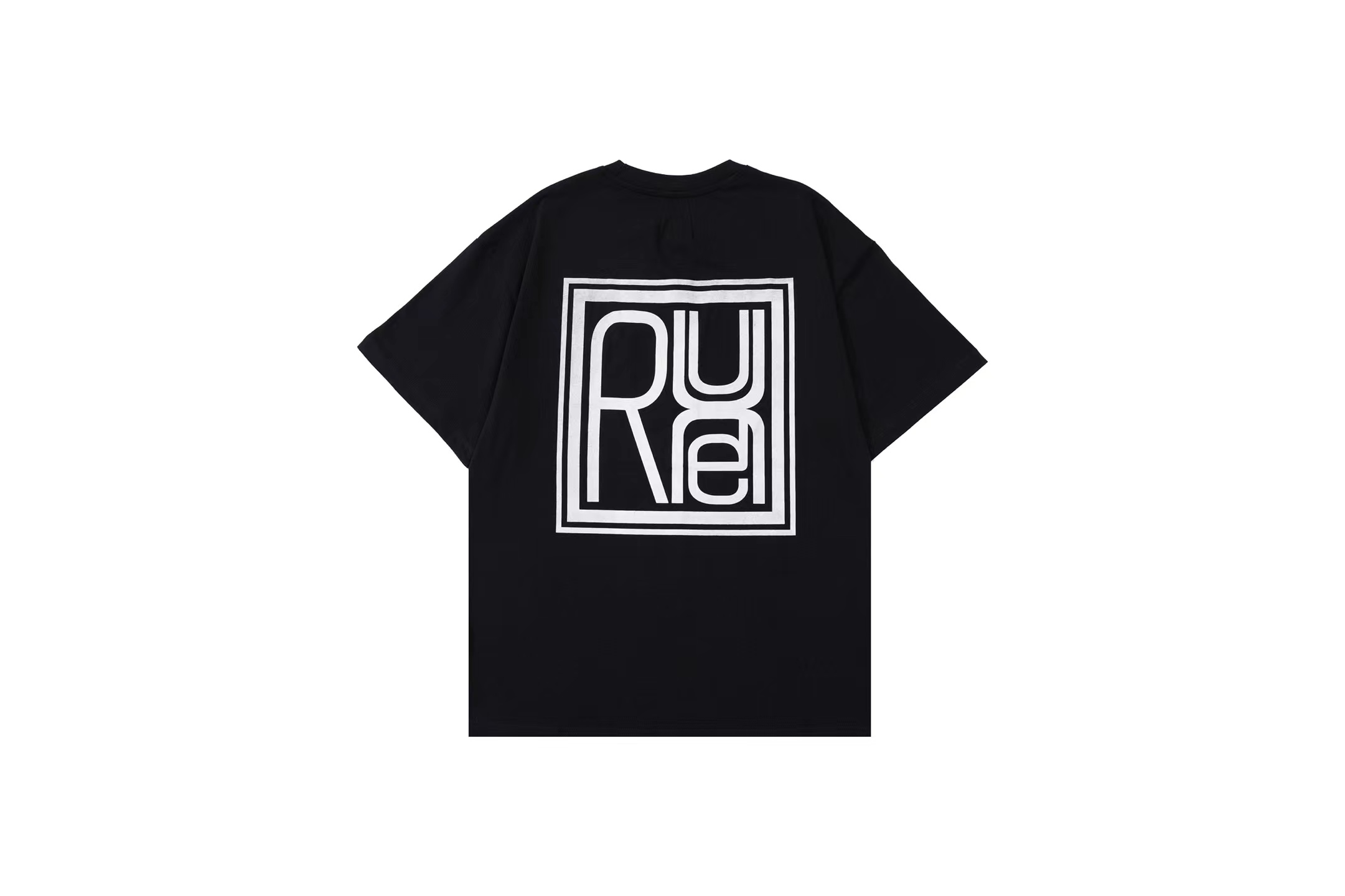 Best Replica Rhude Replica Stamped logo print vintage tee black - Colareps