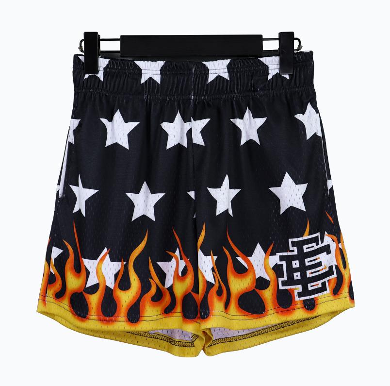 Best Replica Flaming star print shorts - Colareps