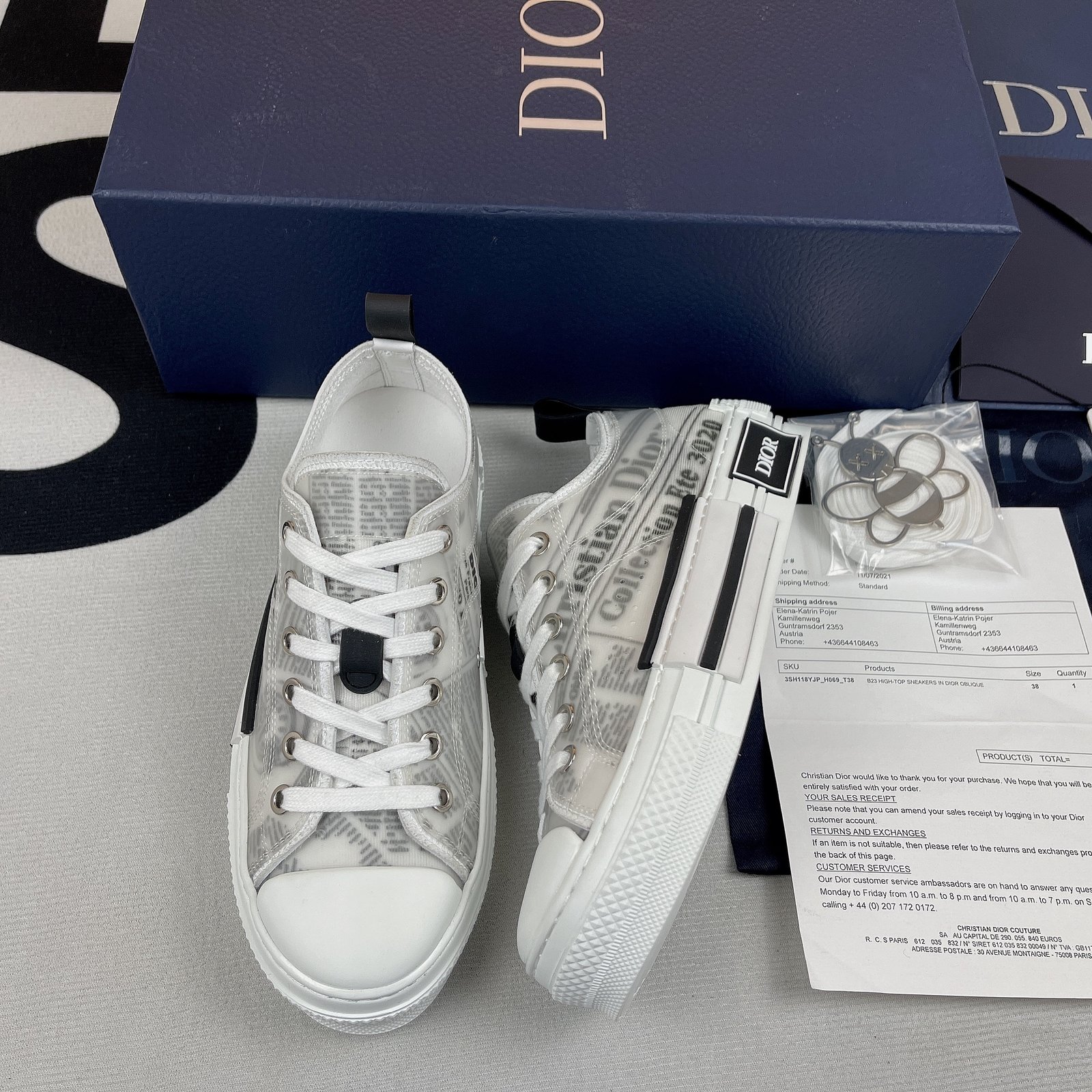 Best Replica Dior B23 High Top Sneaker 10 - Colareps