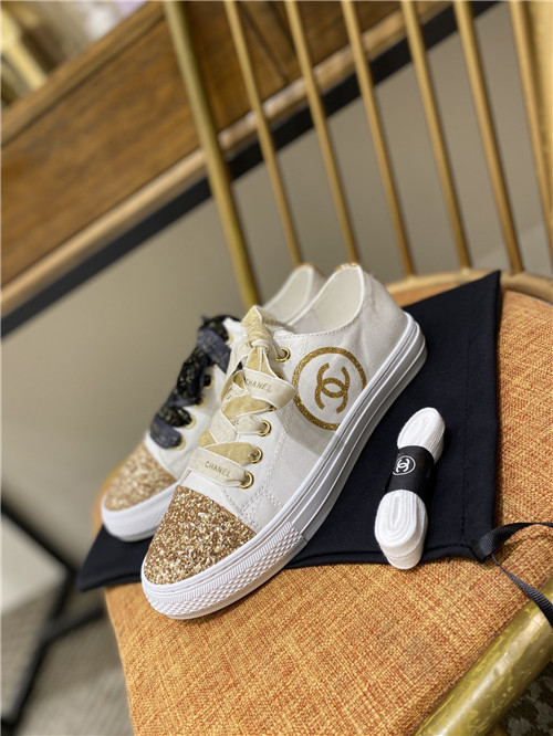 Best Replica chanel canvas sneakers womens - Colareps
