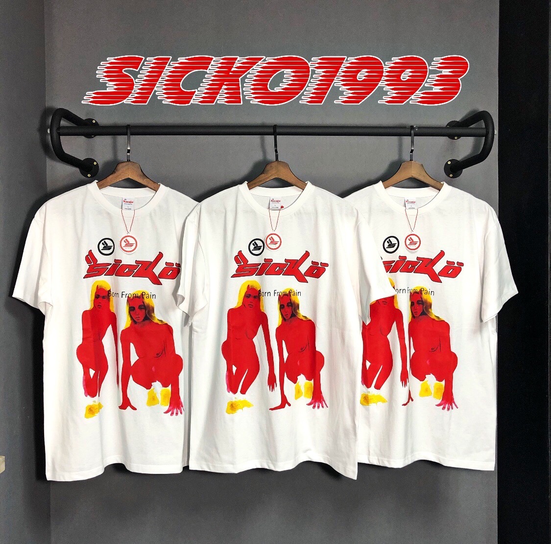 Best Replica 1:1 quality version Sicko.1993 naked women tee - - Colareps