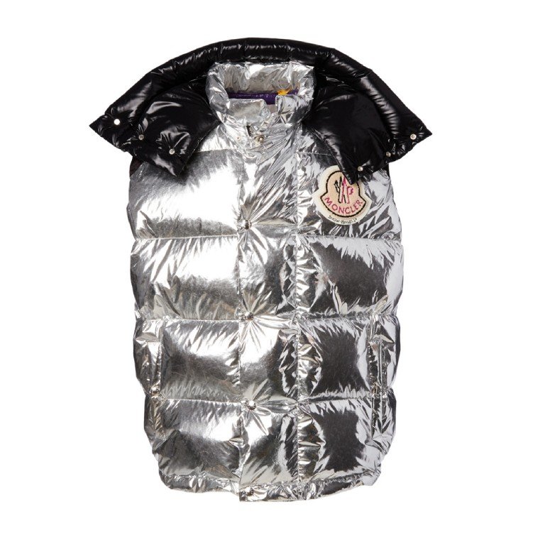 Best Replica Moncler Palm Angels Replica Exen Gilet Vest (Silver) - Colareps