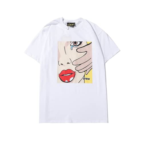 Best Replica Drew Girl PaintingT-shirt White #2566 - Colareps
