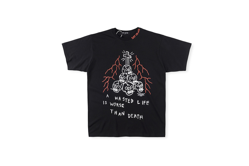 Best Replica Skull & Crossbones Print Short Sleeve tee - Colareps