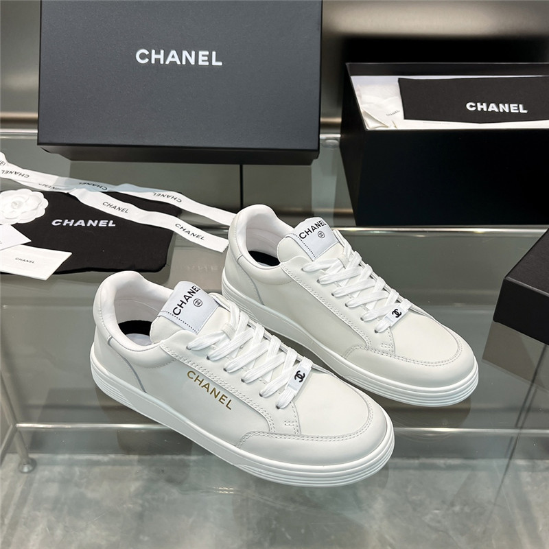 Best Replica Chanel new full leather panda color casual sneakers - Colareps