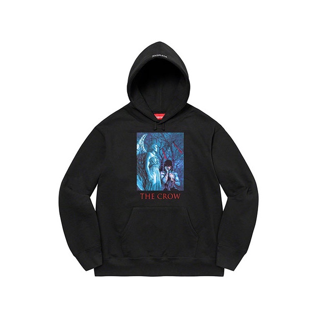 Best Replica SUPREME 21FW THE CROW HOODED SWEATSHIRT - Colareps