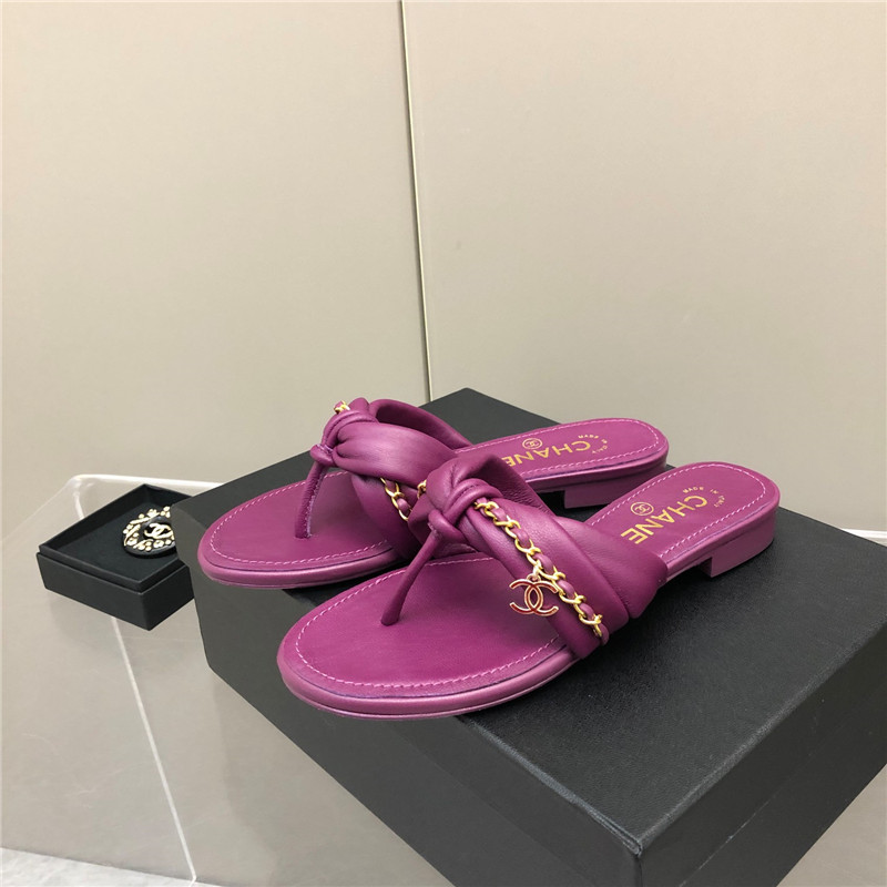 Best Replica chanel chain flat sandals - Colareps