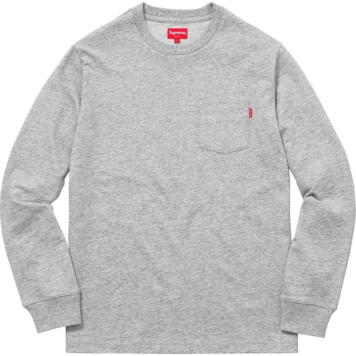 Best Replica SUPREME L/S POCKET TEE - Colareps