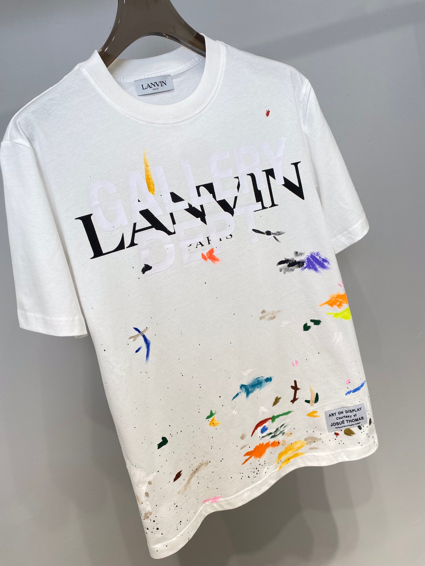 Best Replica Gallery Dept Replica x Lavin Paint Splatter Tee - Colareps