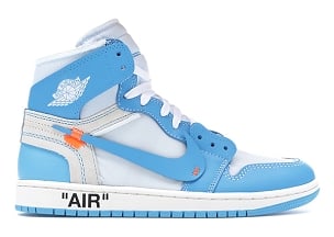 Best Replica Jordan 1 Retro High Off-White University Blue Extended Size - Colareps