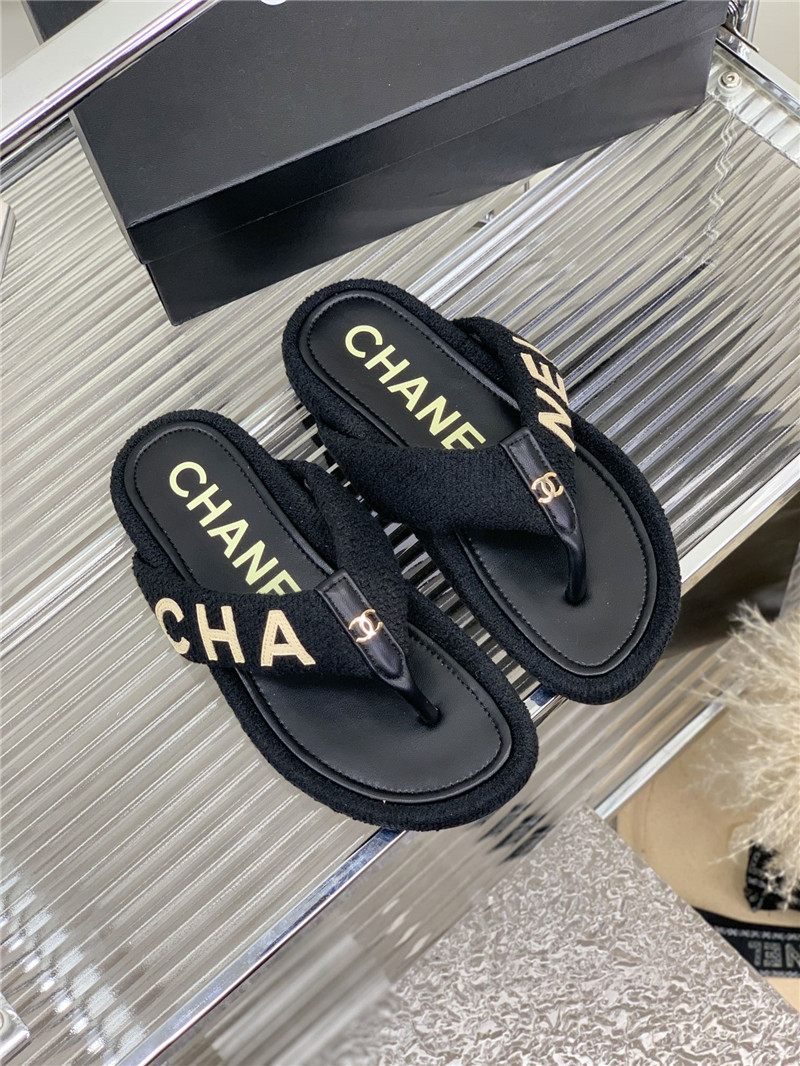 Best Replica chanel flip logo flops - Colareps