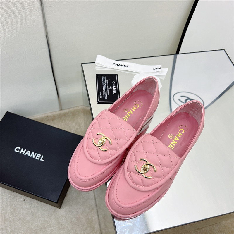 Best Replica chanel classic diamond logo loafers - Colareps