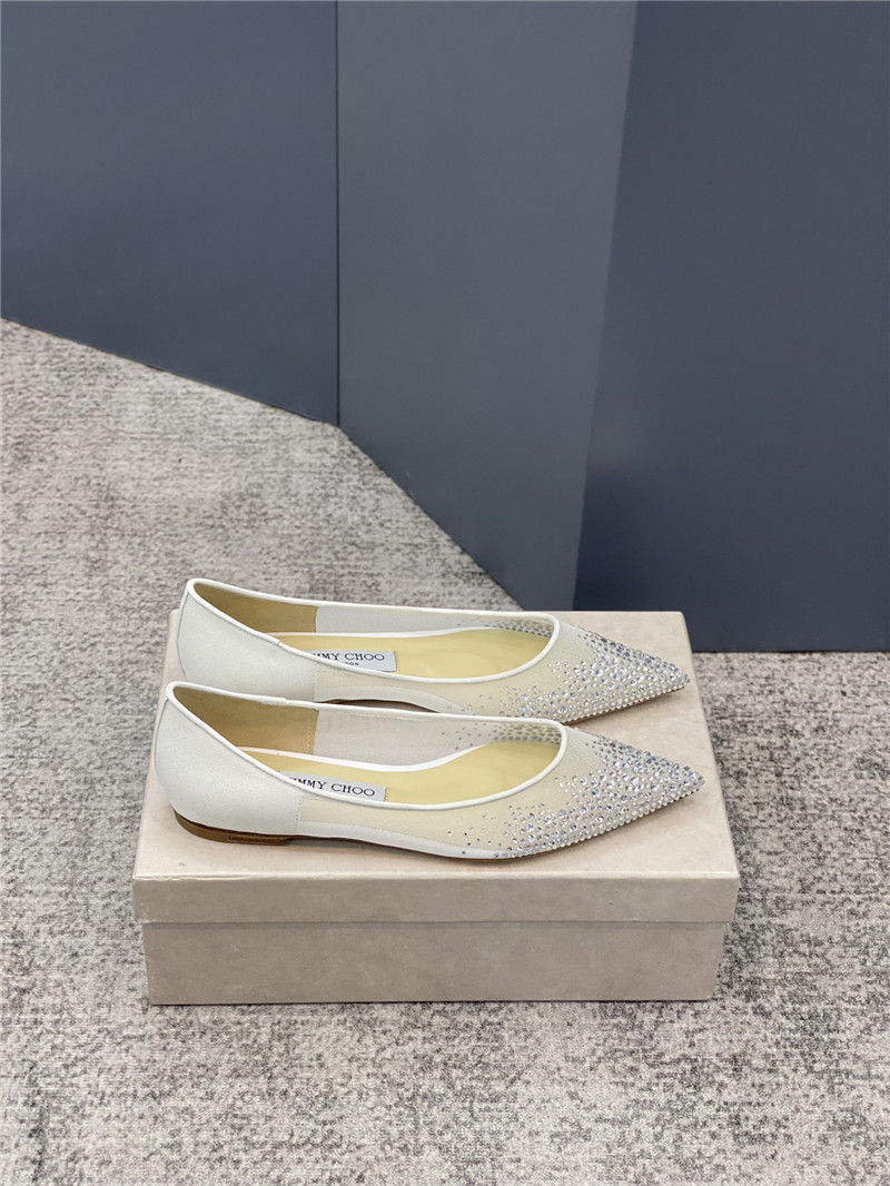 Best Replica Jimmy Choo jc mesh hot diamond high-heeled shoes - Colareps