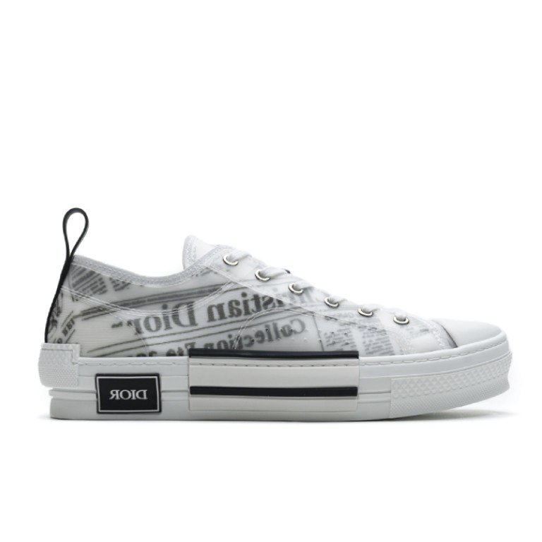 Best Replica Converse Dupes Dior B23 Oblique Transparency Low H565 White Black - Colareps