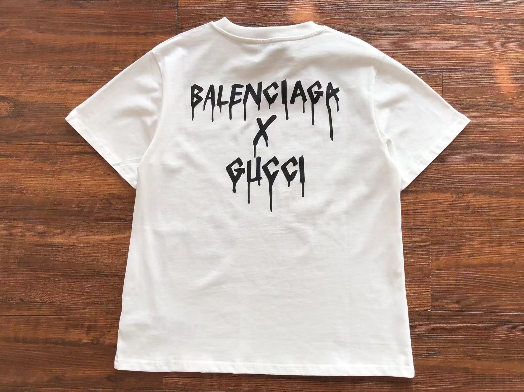 Best Replica Gucci x Balenciaga T-shirt - Colareps