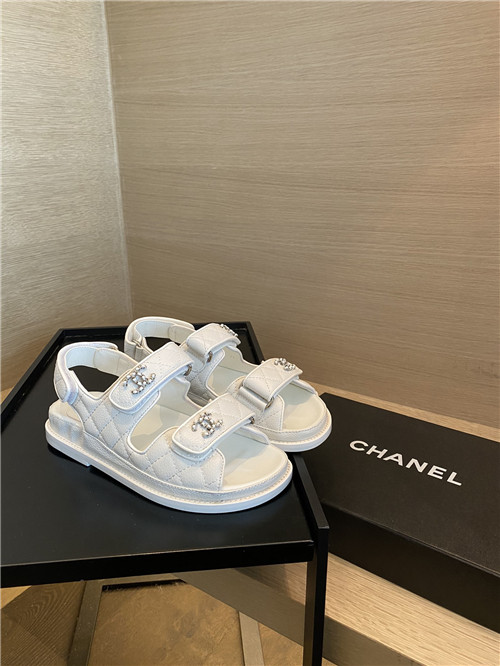 Best Replica chanel flat beach shoes sandals - Colareps